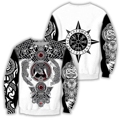 All Over Printed Viking Tattoo Shirts - Amaze Style™-Apparel
