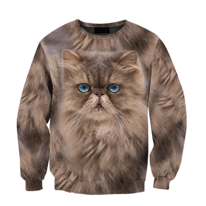 Persians Cat Face Hair Premium Hoodie Sweatshirt Cover