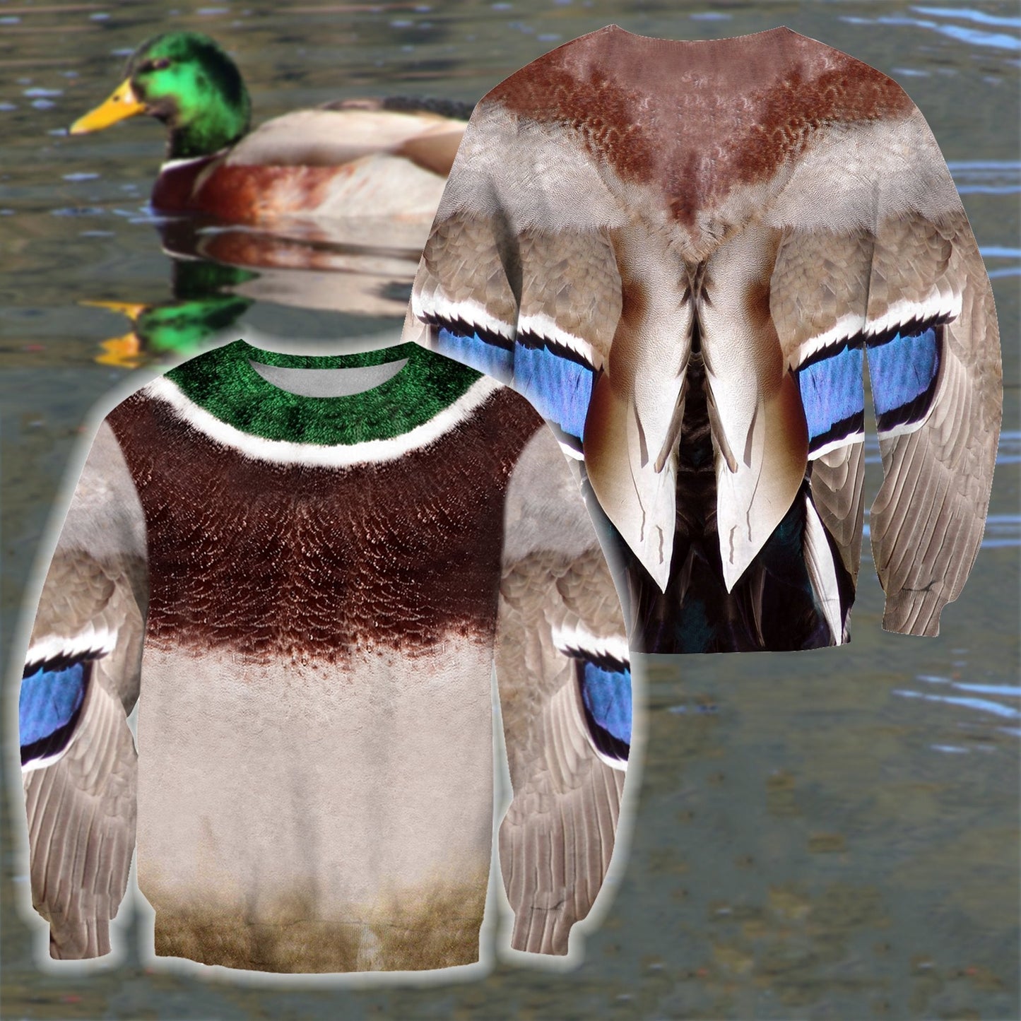 Male Mallard Duck Cover 3D All Over Printed - Amaze Style™-Apparel