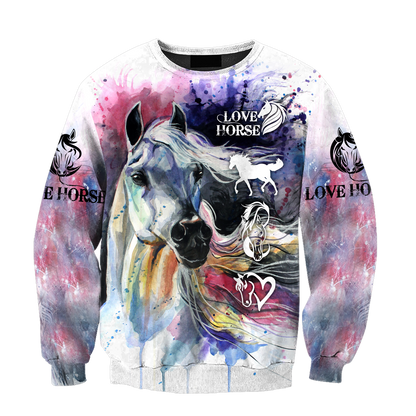 Beautiful Horse 3D All Over Printed Hoodie For Men And Women TR1411204
