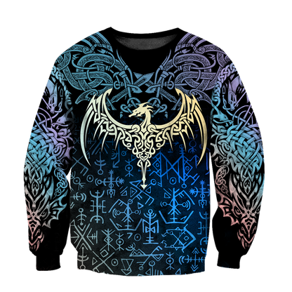 Celtic Dragon Tattoo Art 3D All Over Printed Shirts Hoodie AZ040102 - Amaze Style™-Apparel