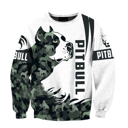 Save A Pit Bull Euthanize A Dog Fighter Camo Hoodie Shirt for Men and Women TR0810203