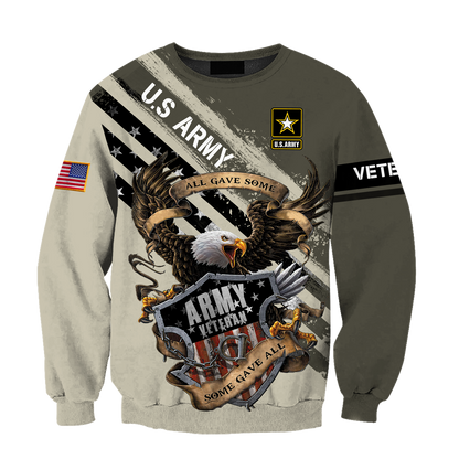 US Veteran Army All Gave Some 3D Shirts Proud Military
