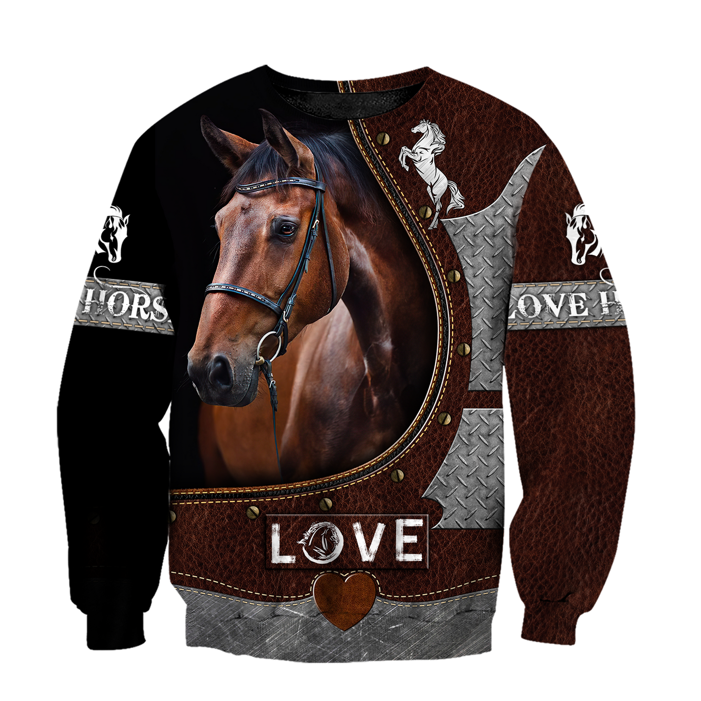 Love Beautiful Horse 3D All Over Printed Shirts For Men And Women TR2505202S - Amaze Style™-Apparel