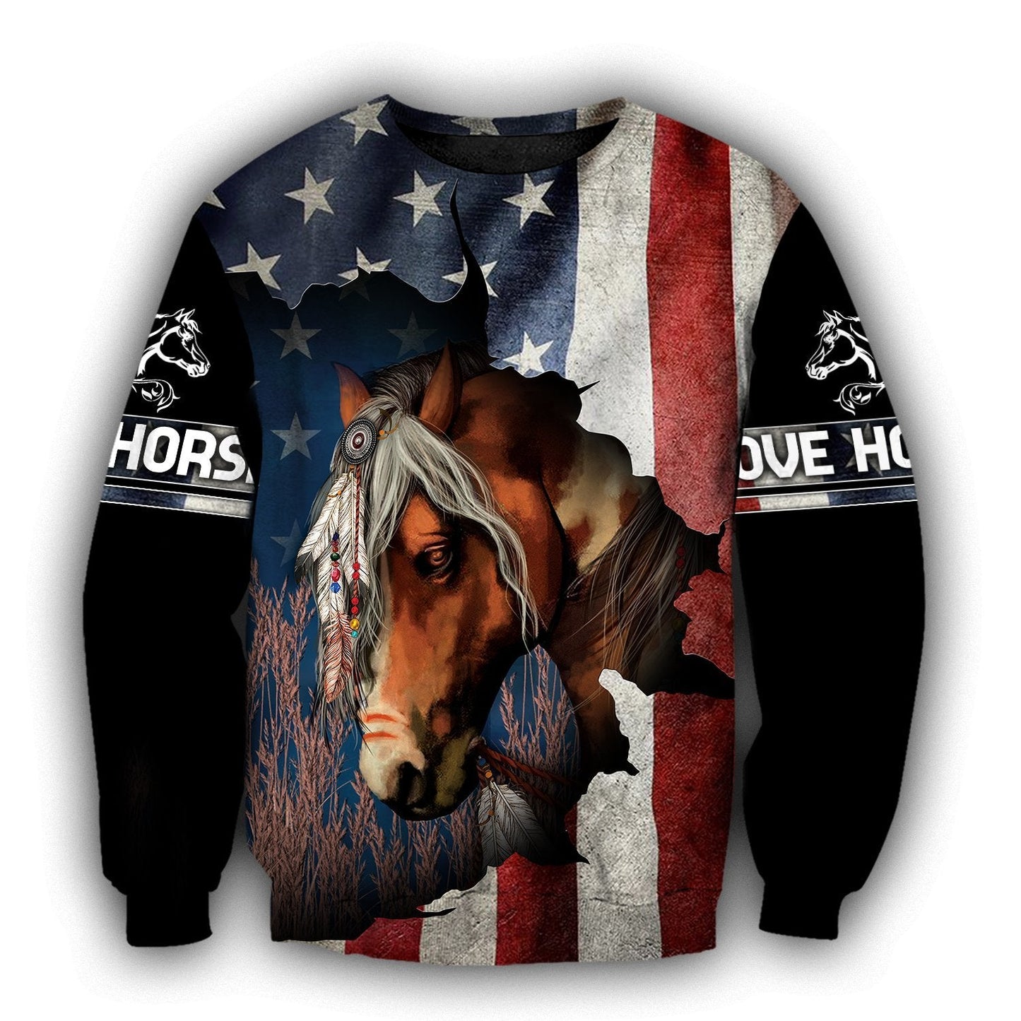 Love Beautiful Horse 3D All Over Printed Shirts TR0805201 - Amaze Style™-Apparel