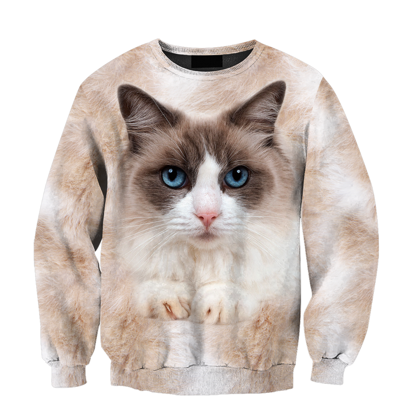 Ragdoll Cat face hair premium hoodie sweatshirt cover