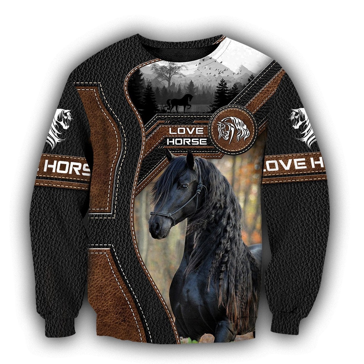 Love Beautiful Horse 3D All Over Printed Shirts For Men And Women TR1505204S - Amaze Style™-Apparel