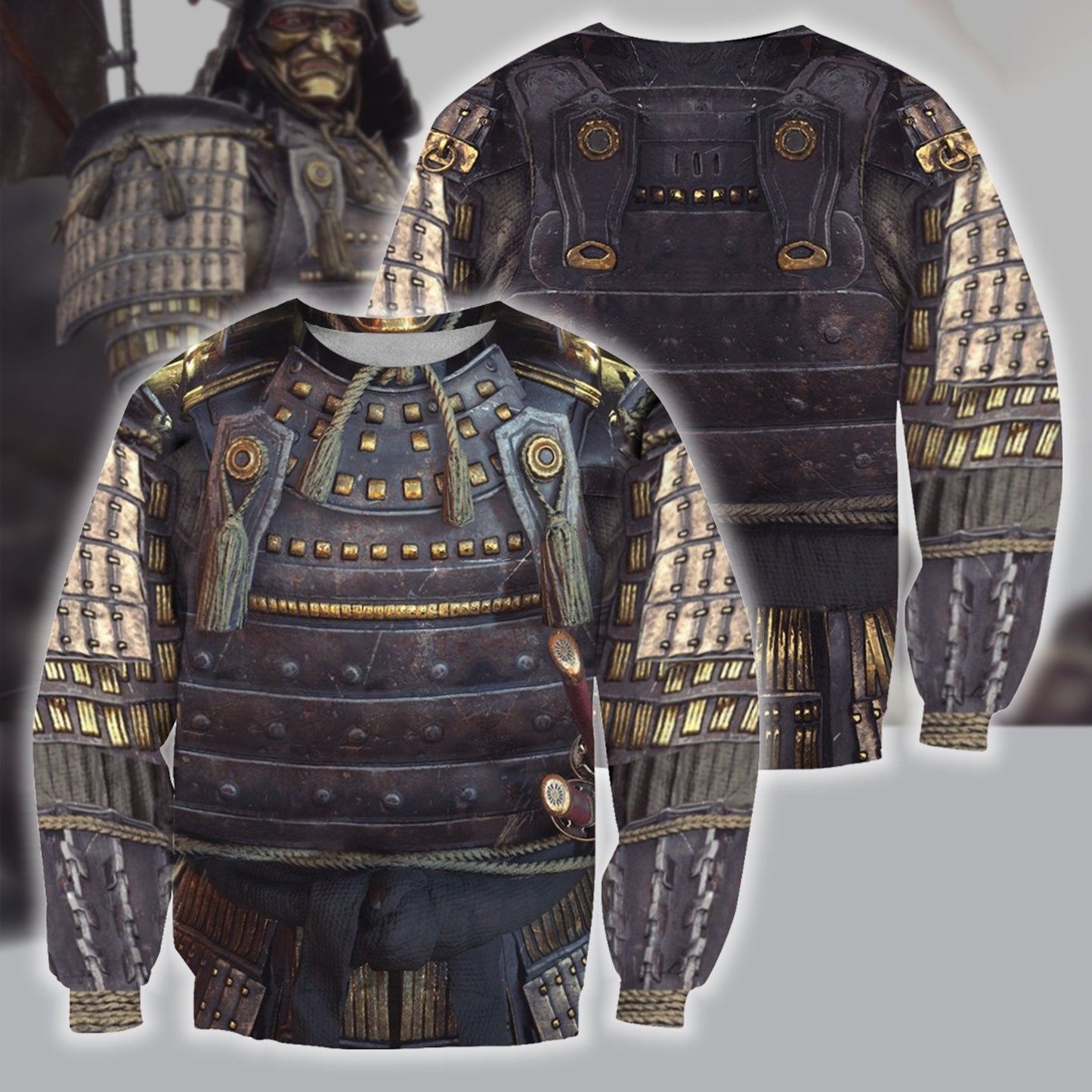 3D All Over Printed Samurai Armor Tops - Amaze Style™-Apparel