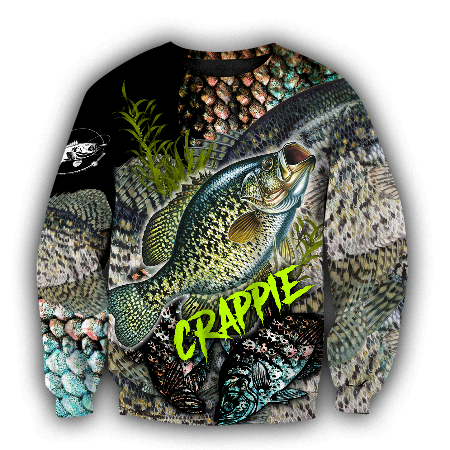 Crappie Fishing on skin 3D all over shirts for men and women TR061201 - Amaze Style™-Apparel
