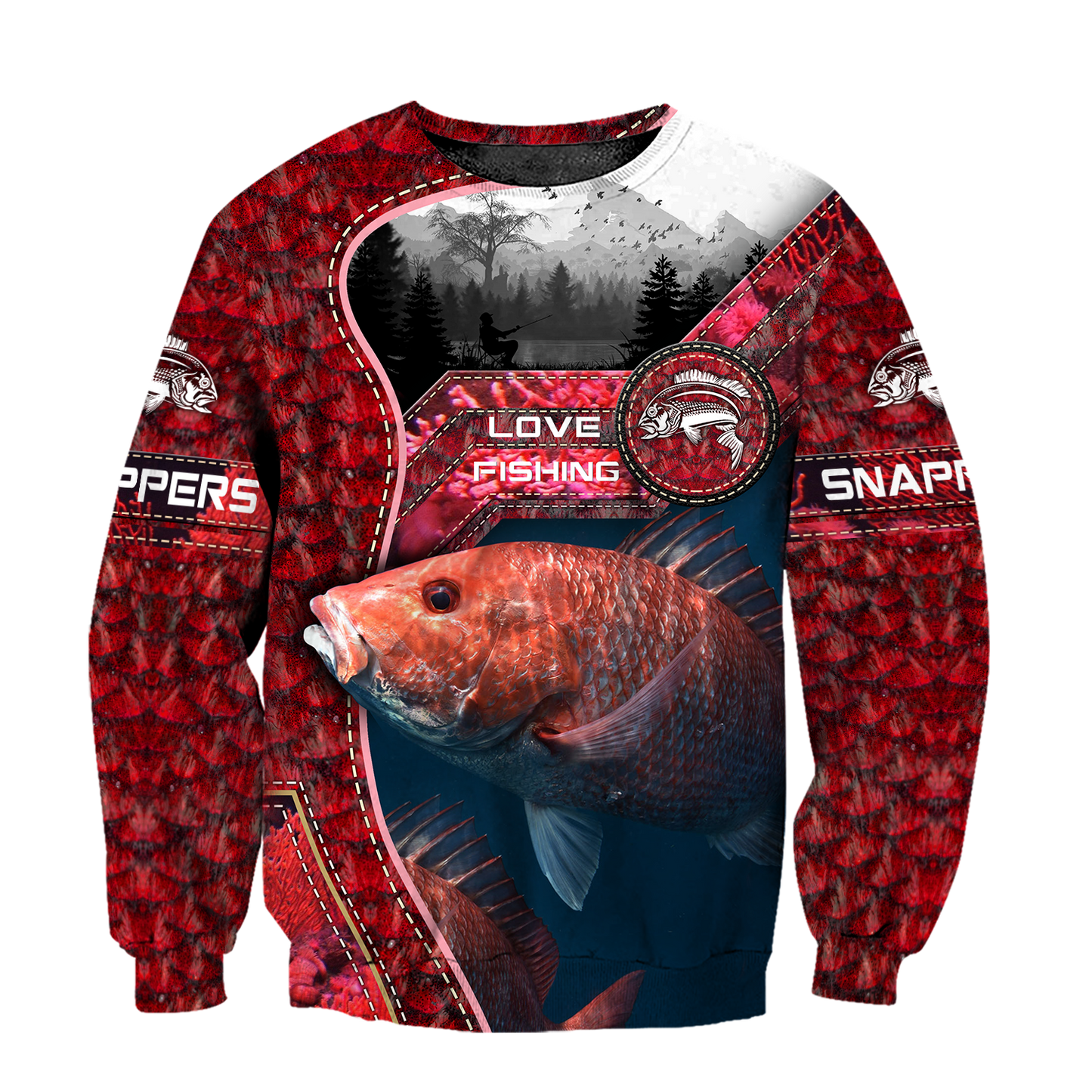Snapper fishing Master camo 3d all over printed shirts for men and women TR1605203S - Amaze Style™-Apparel