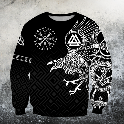 The Raven of Odin - Tattoo Style - Amaze Style™-Apparel