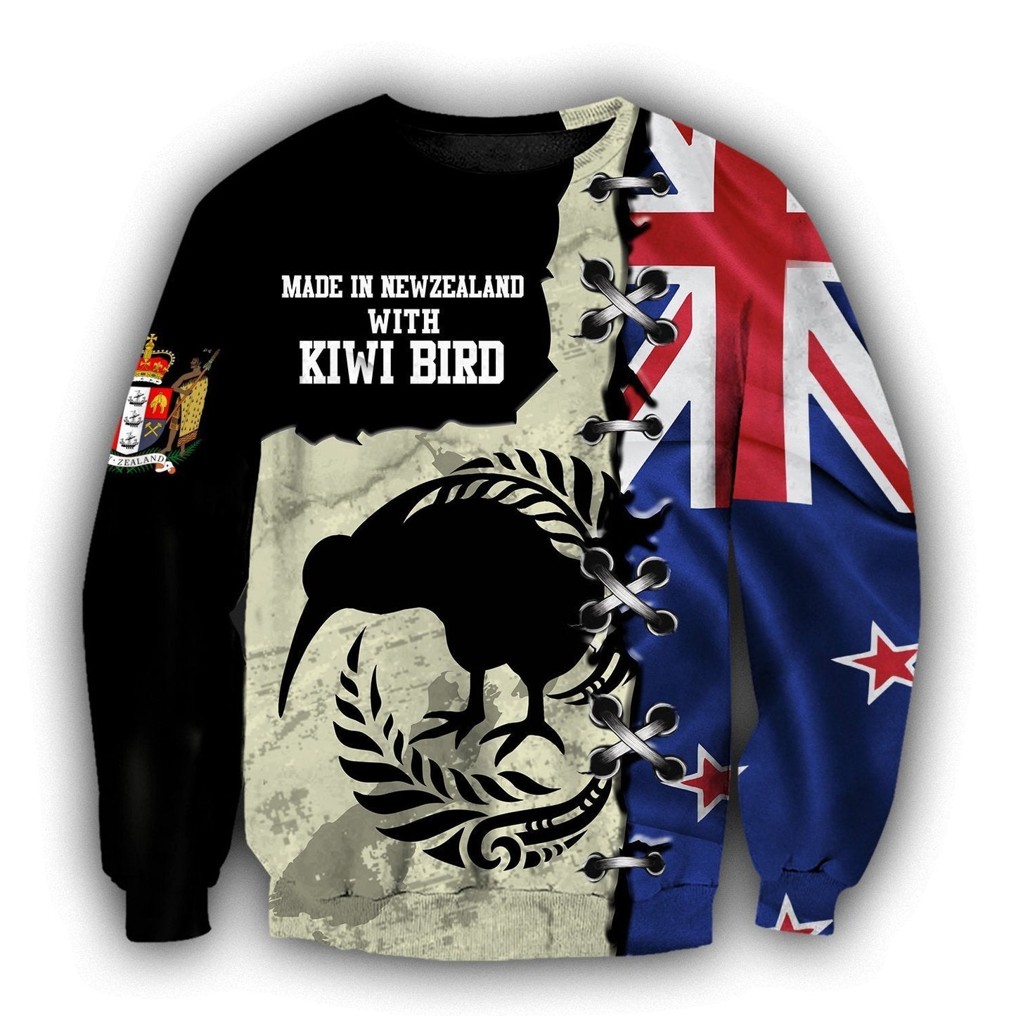 New Zealand Kiwi Bird Silver Fern T-Shirt Hoodie Zip all over shirts For Men and Women TR281203 - Amaze Style™-Apparel
