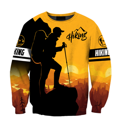 Hiking trails open sunset 3D all over printed shirts for men and women
