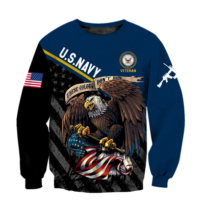US Veteran Navy 3d all over printed shirts for men and women TR2005201S - Amaze Style™-Apparel