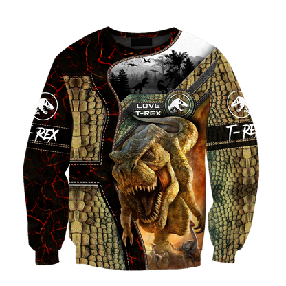 Dinosaur T-rex Master 3D all over printed shirts