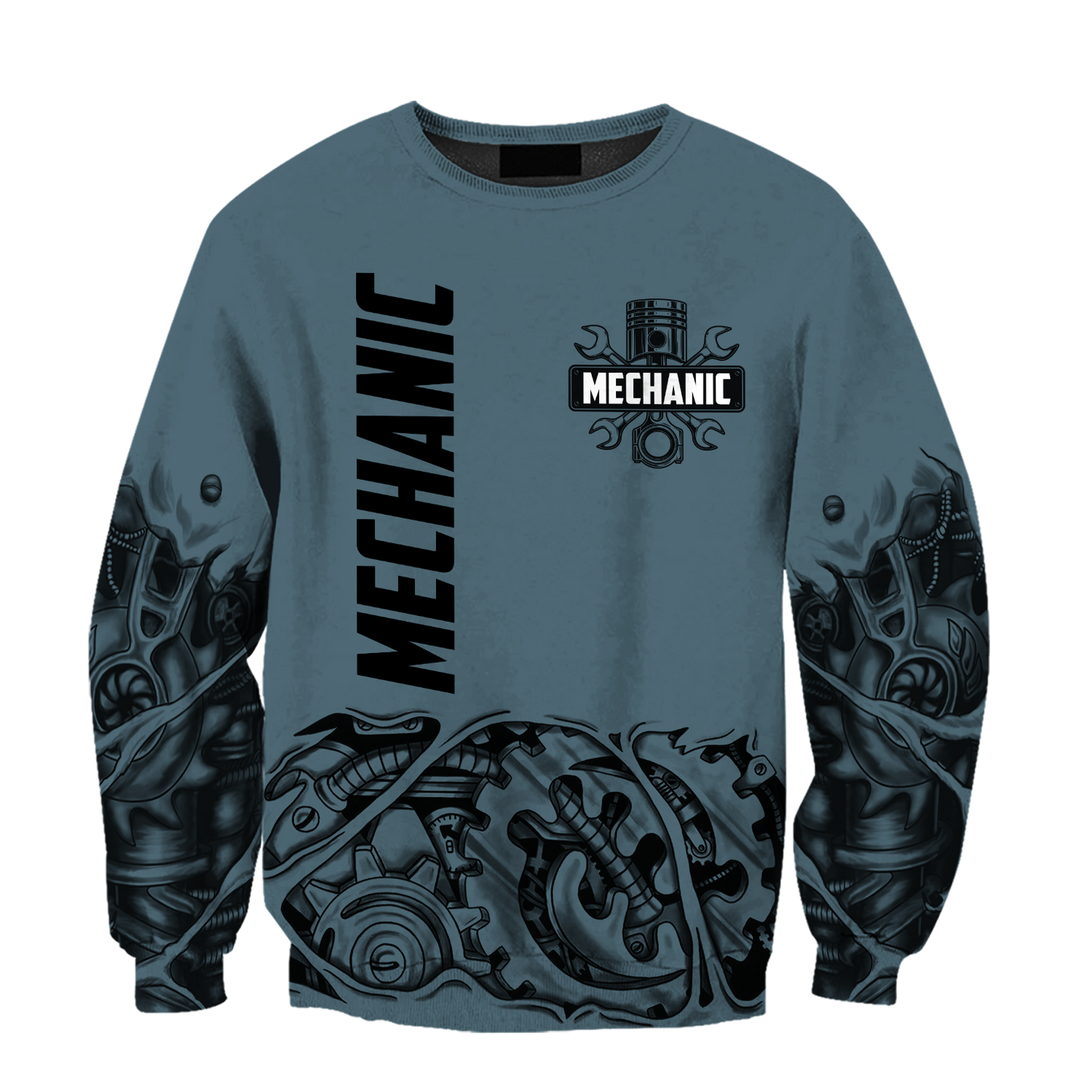 Mechanic 3D All Over Printed Hoodie For Men and Women TN