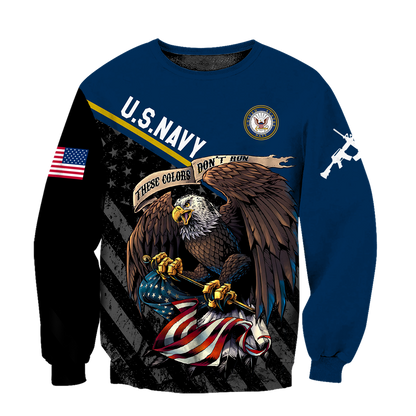 US Navy 3D All Over Printed Shirts For Men And Women Proud Military