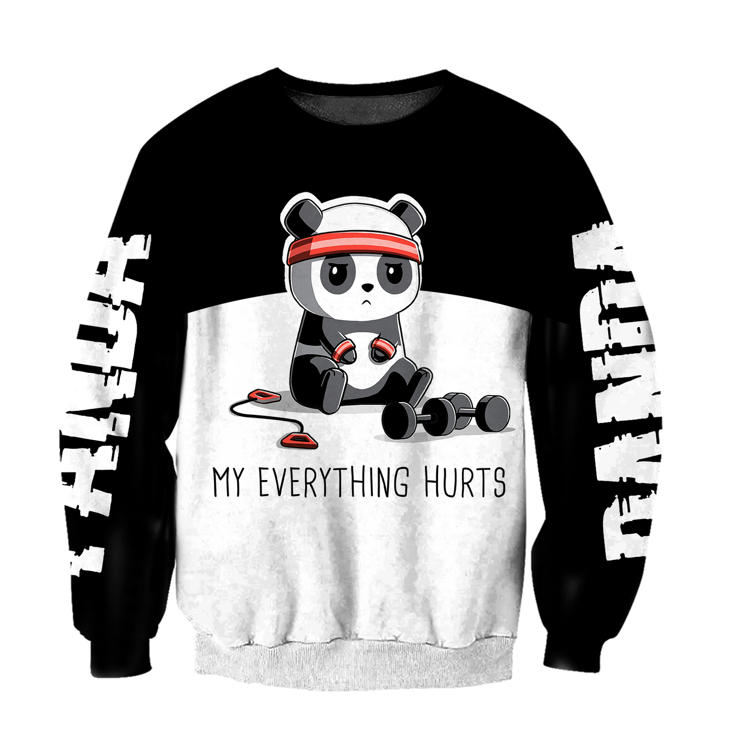 Love Gymmer Panda 3D all over printed shirts for men and women AZ251203 PL - Amaze Style™-Apparel