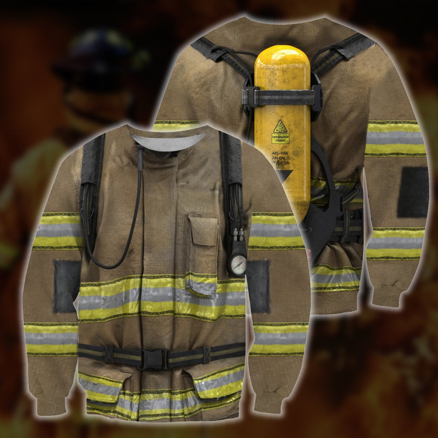 Firefighter 3D All Over Printed Shirts MP826 - Amaze Style™-Apparel