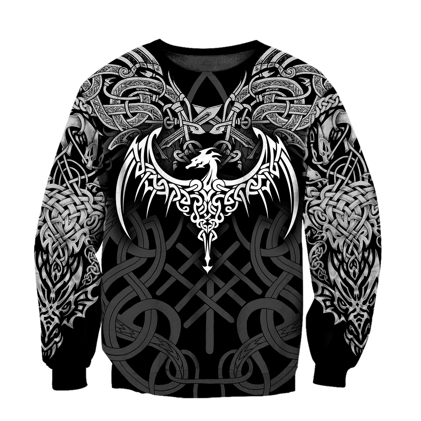 Celtic Dragon Tattoo Art 3D All Over Printed Shirts Hoodie AZ020102 - Amaze Style™-Apparel
