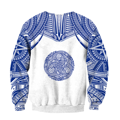 Kekoa Pullover Hoodie Blue DC025-AZ091005 - Amaze Style™-Apparel