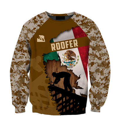 Premium Unisex All Over Printed Mexican Roofer Shirts MEI