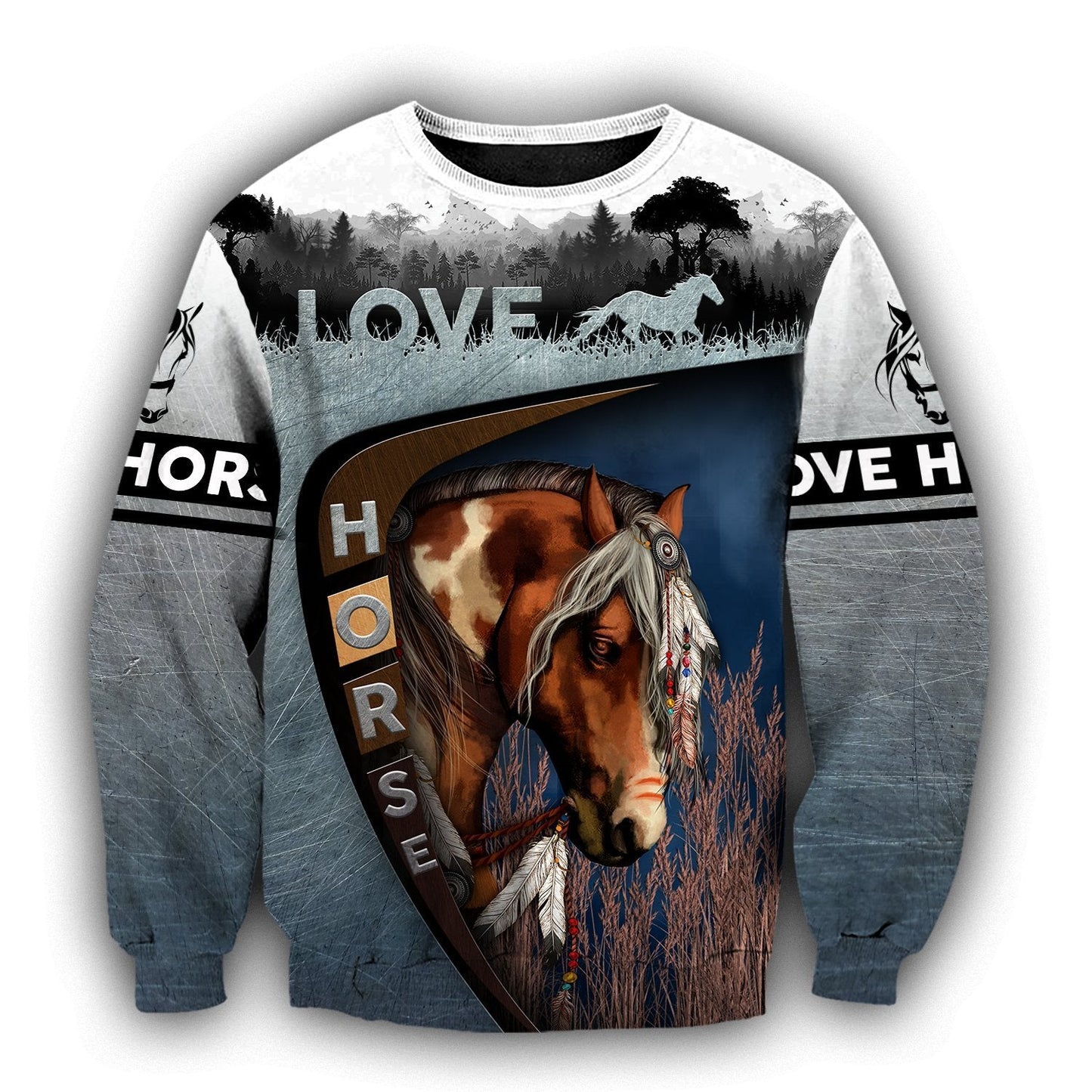 Love Horse 3D All Over Printed Shirts TR2704200 - Amaze Style™-Apparel