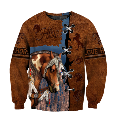 Brown Horse 3D All Over Printed Shirts TR1606201S