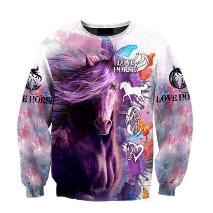 Beautiful Horse 3D All Over Printed Hoodie For Men And Women TR1411205