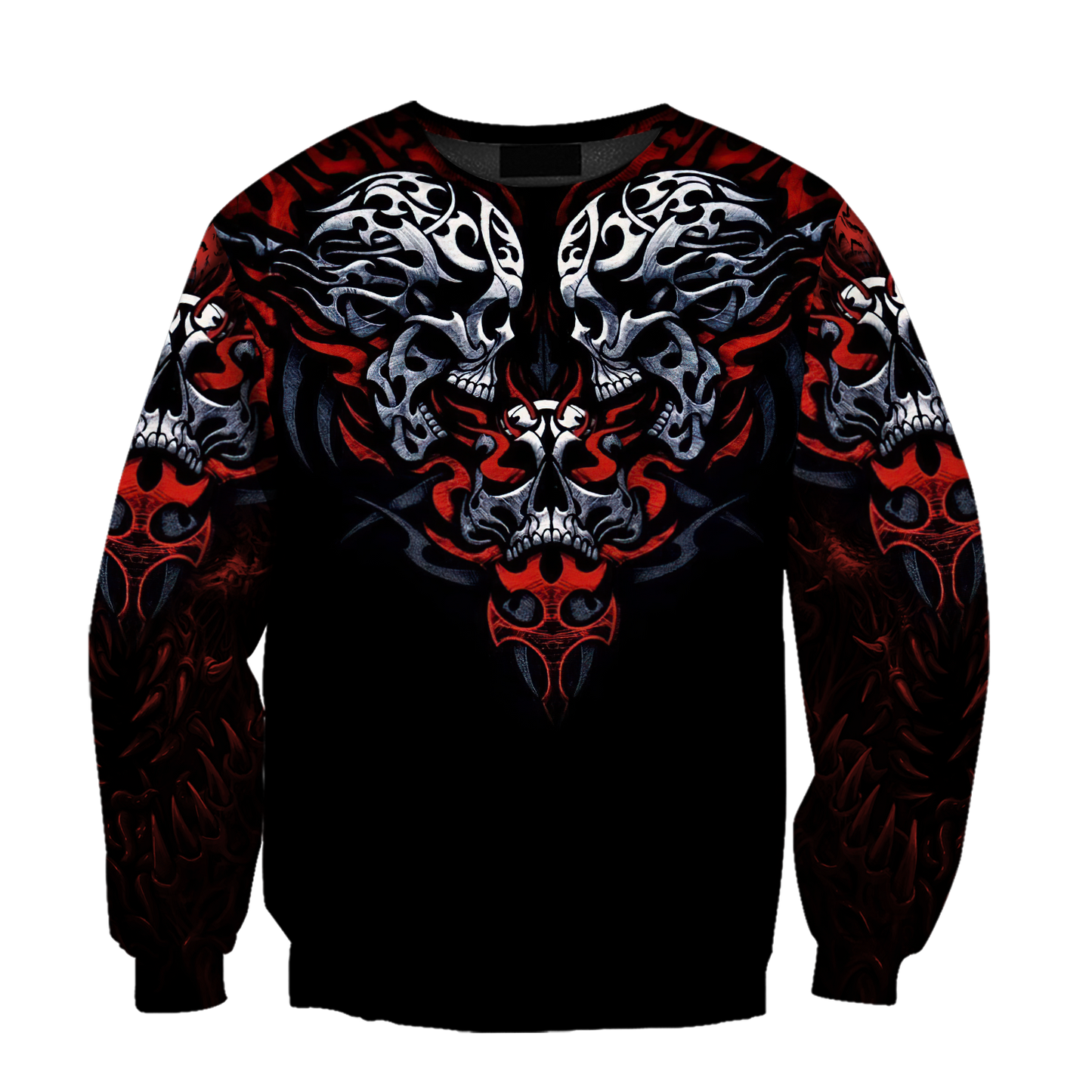 Premium Unisex All Over Printed Confronting Skulls Shirts MEI