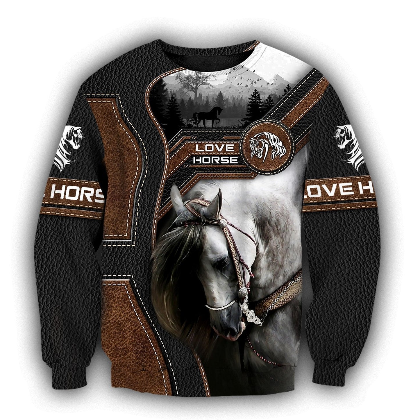 Love Beautiful Horse 3D All Over Printed Shirts For Men And Women TR1505203S - Amaze Style™-Apparel