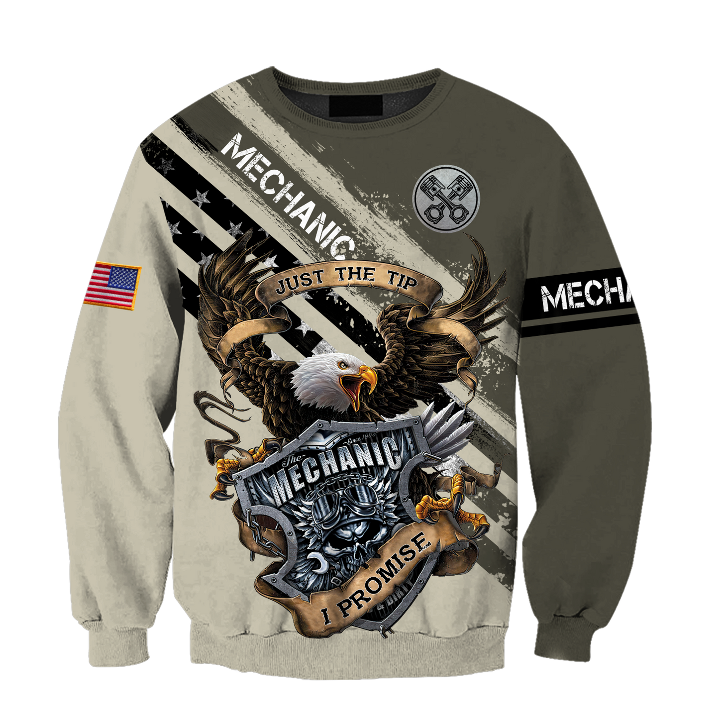Mechanic All Over Printed Hoodie For Men and Women TN