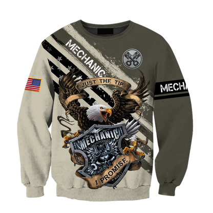 Mechanic All Over Printed Hoodie For Men and Women TN