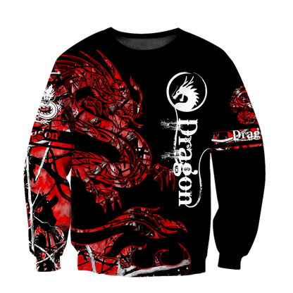 3D Armor Tattoo and Dungeon Dragon Hoodie TShirt for Men and Women AZ081103 - Amaze Style™-Apparel