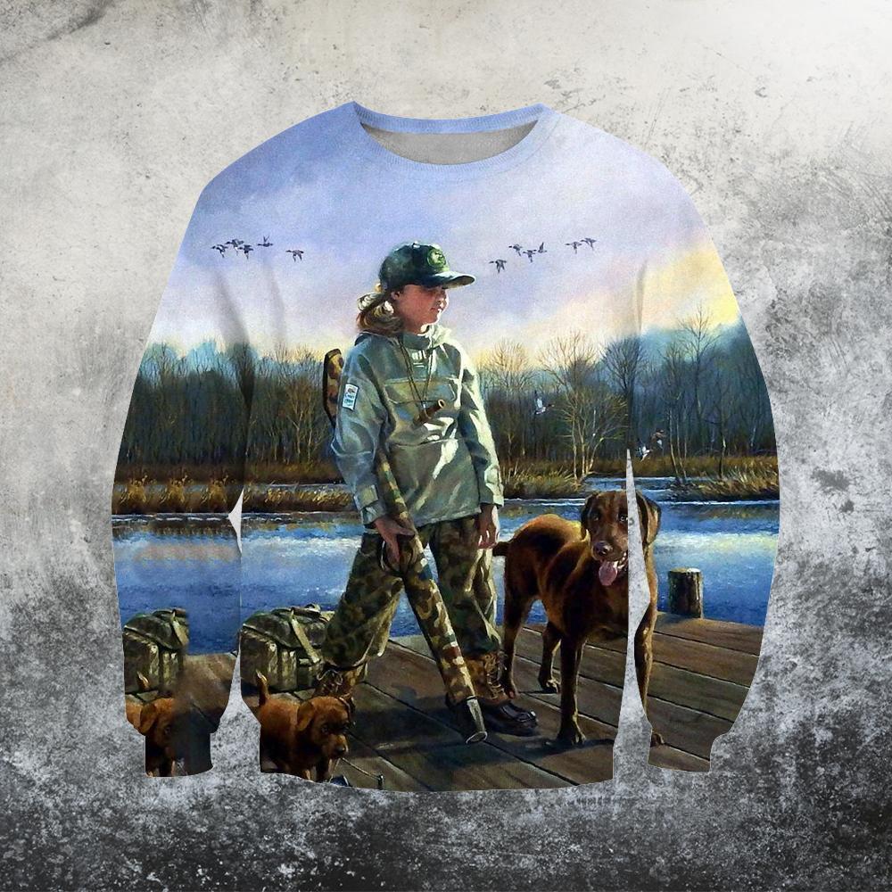 Duck Hunting Season Art 3D All Over Printed Shirts - Amaze Style™-Apparel