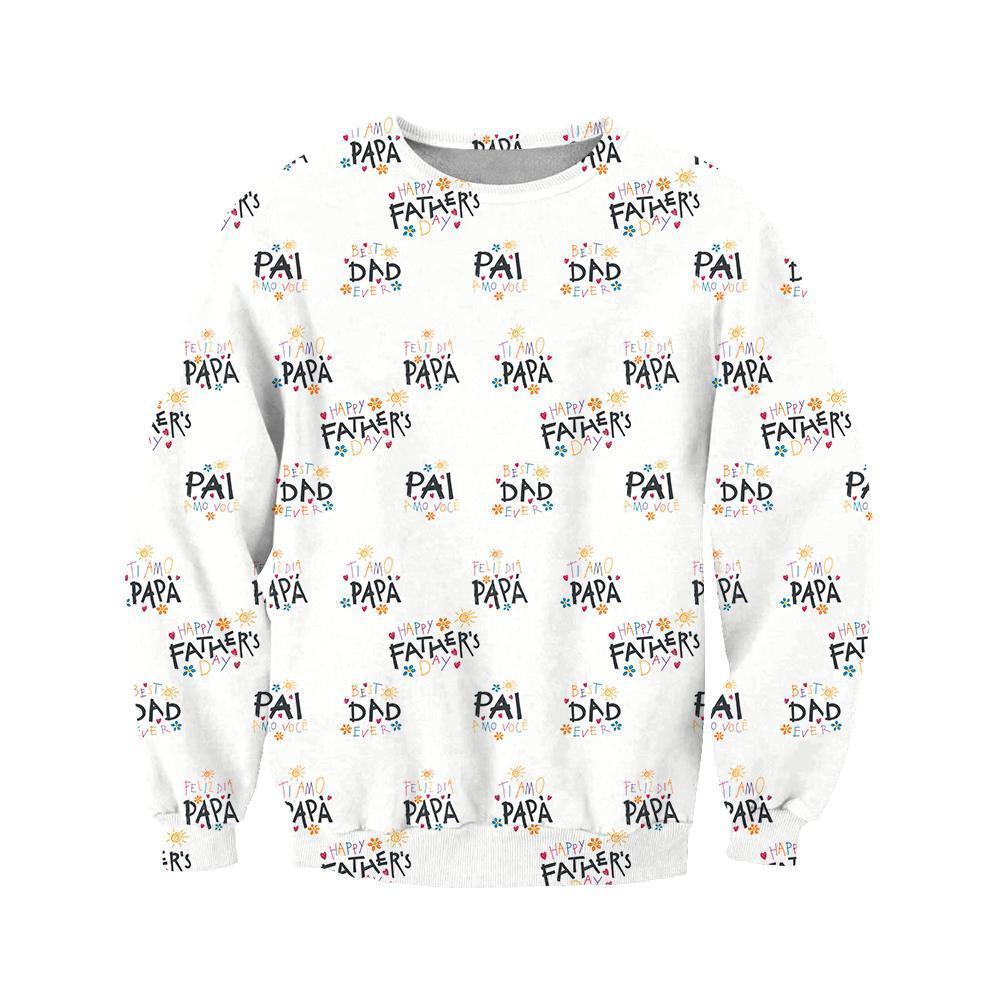 3D All Over PAI AMO VOCÊ Hoodie - Amaze Style™-Apparel