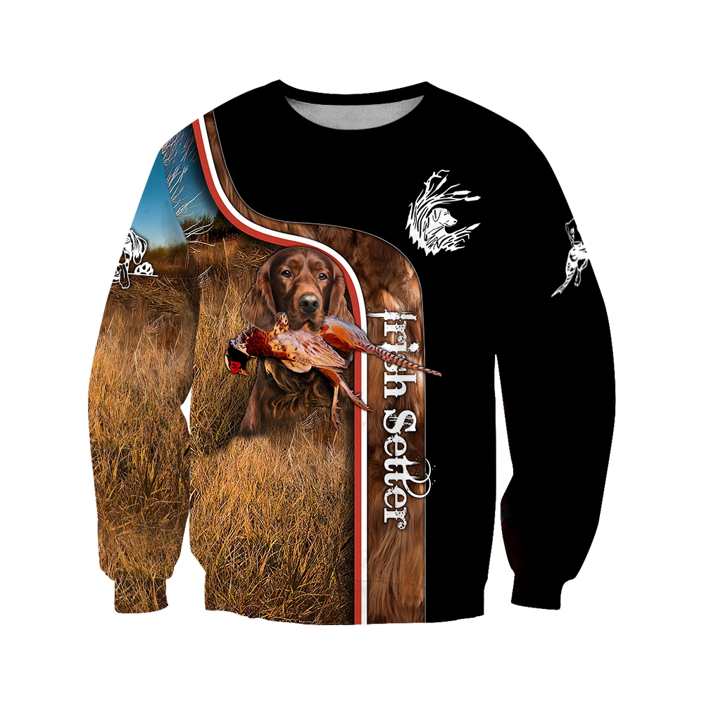 Pheasant Setter Hunting 3D All Over Printed Shirts For Men And Women JJ100201 - Amaze Style™-Apparel