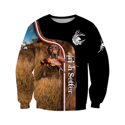 Pheasant Setter Hunting 3D All Over Printed Shirts For Men And Women JJ100201 - Amaze Style™-Apparel