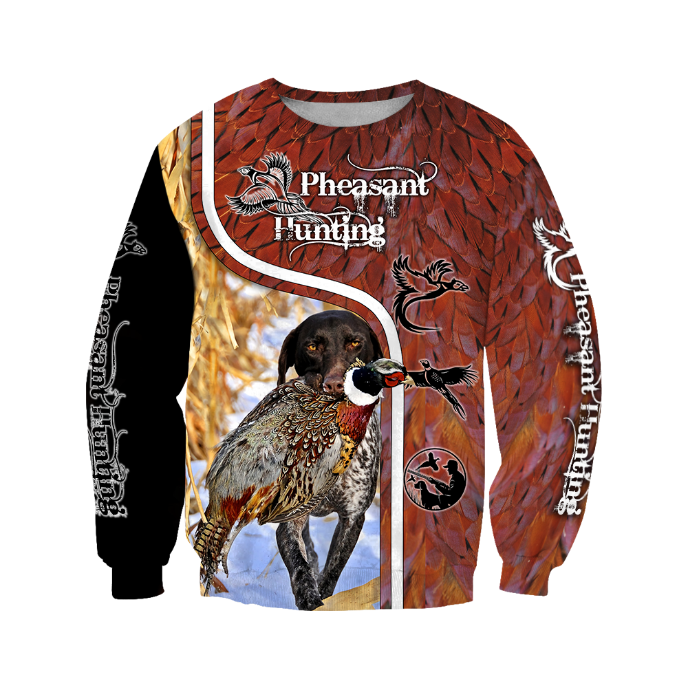 Pheasant Hunting 3D All Over Printed Shirts For Men And Women JJ100102 - Amaze Style™-Apparel