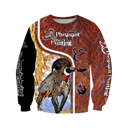 Pheasant Hunting 3D All Over Printed Shirts For Men And Women JJ100102 - Amaze Style™-Apparel