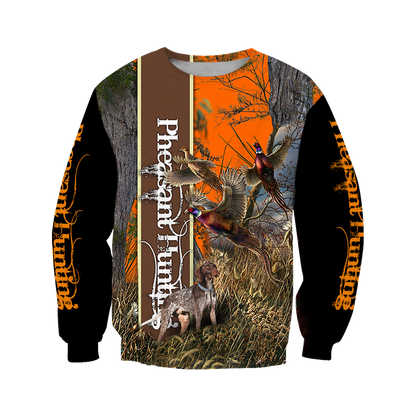 Pheasant Hunting 3D All Over Printed Shirts For Men And Women JJ100103 - Amaze Style™-Apparel