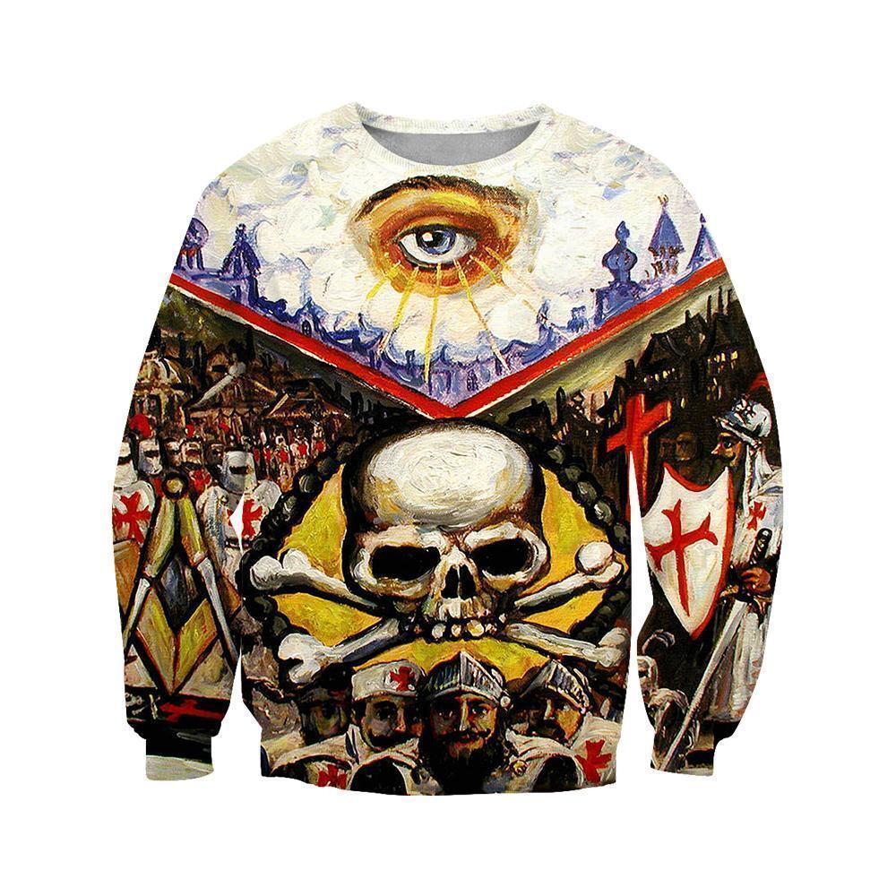 3D All Over Printed Templar Shirts - Amaze Style™-Apparel