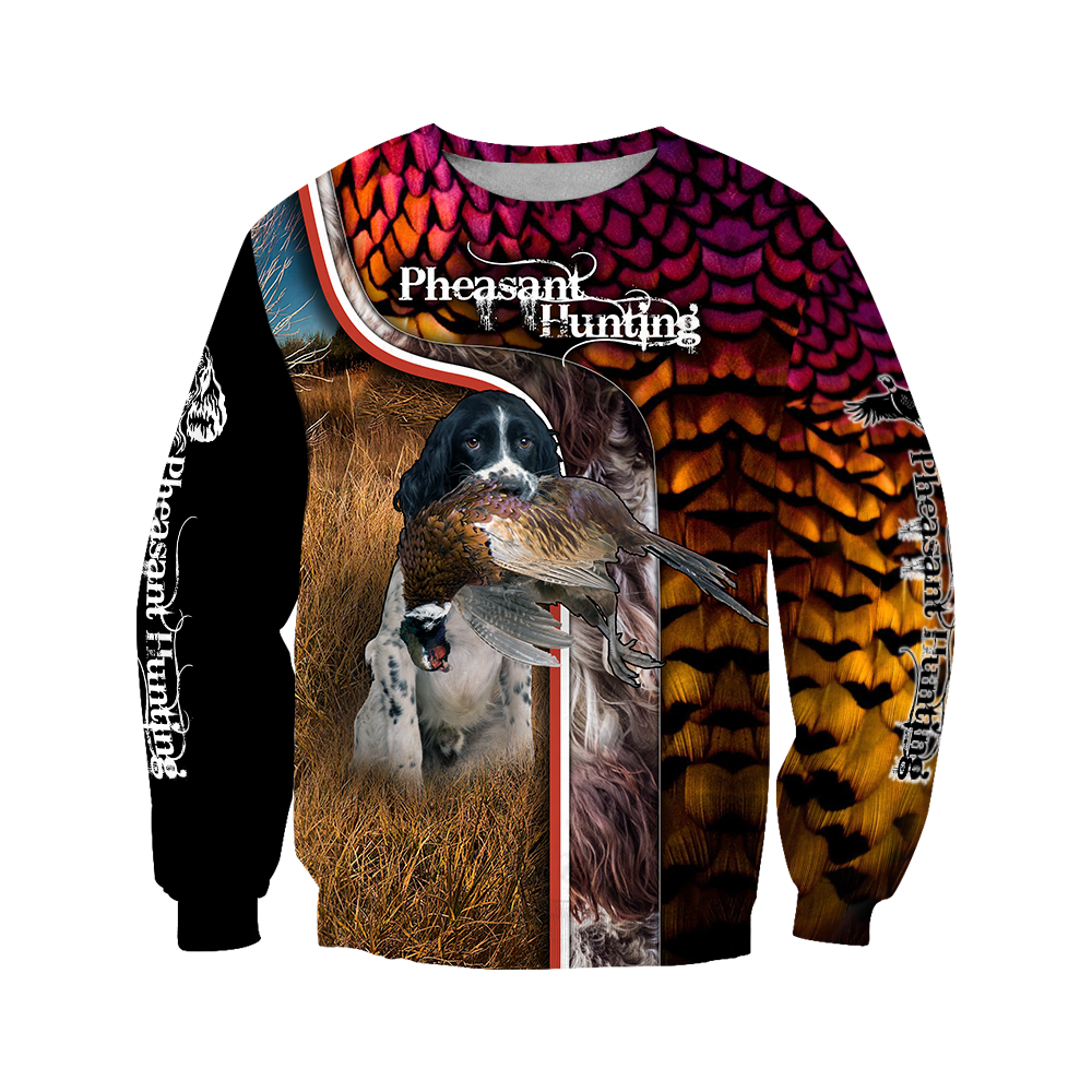 Pheasant Springer Hunting 3D All Over Printed Shirts For Men And Women JJ110102 - Amaze Style™-Apparel