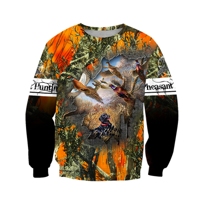 Pheasant Hunting 3D All Over Printed Shirts For Men And Women JJ170102 - Amaze Style™-Apparel