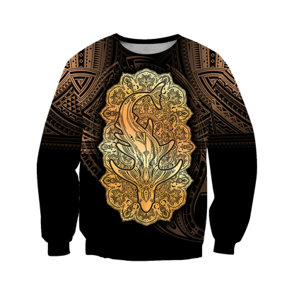 Wild Shark Polynesian 3d all over printed shirt and short for man and women JJ190202 PL - Amaze Style™-Apparel