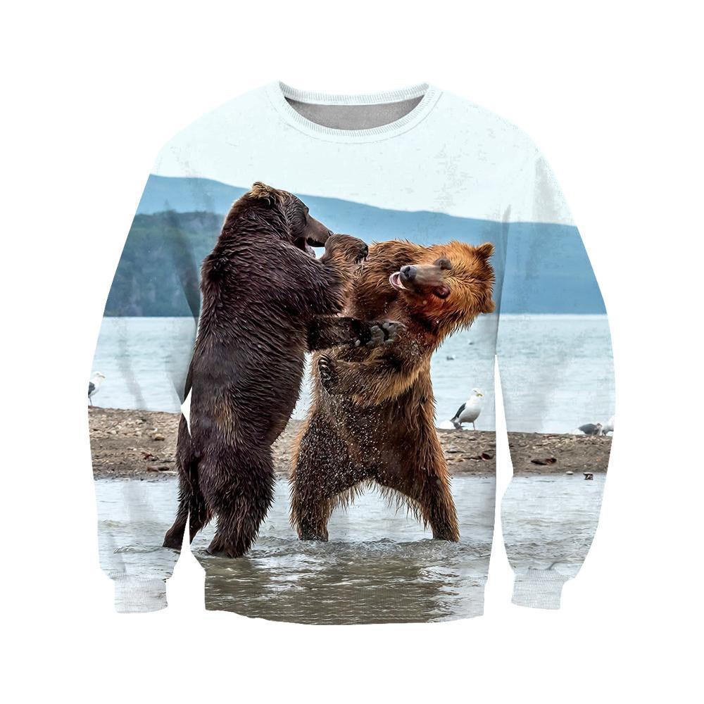 Love bear 3D all over printer shirts for man and women JJ251202 PL - Amaze Style™-Apparel