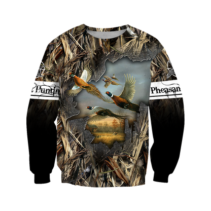 Pheasant Hunting 3D All Over Printed Shirts For Men And Women JJ170101 - Amaze Style™-Apparel