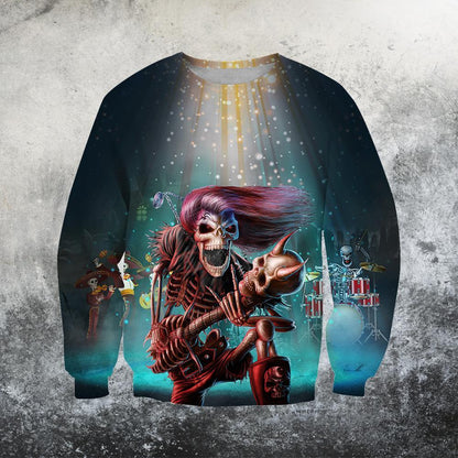 Music Is My Life And Skull Is My Love PL212 - Amaze Style™-Apparel