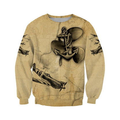 Propeller Come fly with me brave pilots all over printed shirts for men and women JJ020102 - Amaze Style™-Apparel