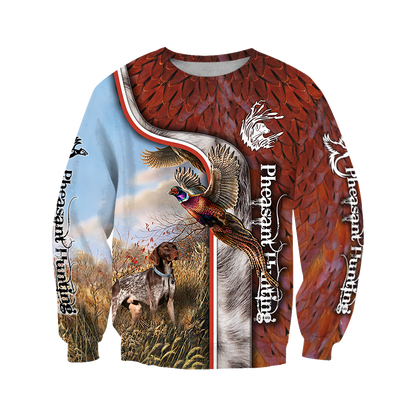 Pheasant Hunting 3D All Over Printed Shirts For Men And Women JJ100101 - Amaze Style™-Apparel
